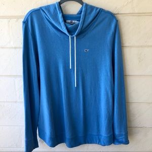 VINEYARD VINES Funnel Drawstring Neck Relaxed Shep Shirt  Pullover Sweatshirt